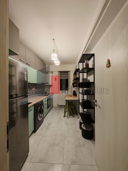 Pacii Apartament cu 2 camere de vanzare -cu centrala-mobilat si utilat