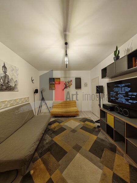 Pacii Apartament cu 2 camere de vanzare -cu centrala-mobilat si utilat